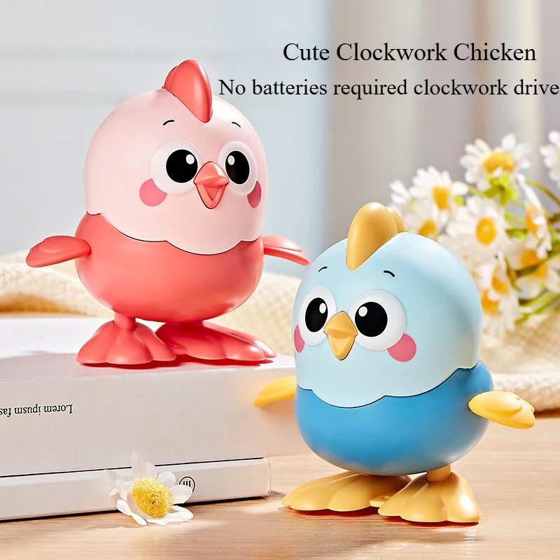 Children's Cartoon Clockwork Toys Wind-up Jumping Chick Baby Baby Educational Toy Wind Up Toys  Kids Toys Girls Toys Boys Toys