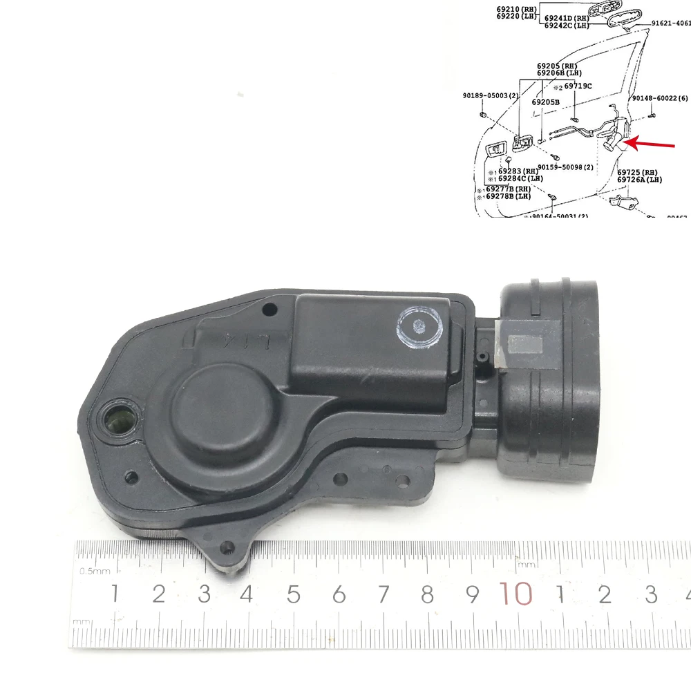 

Автомобильный привод управления левой и правой дверью для Toyota Land Cruiser Prado LC90 LC95 1996-2002 для Lexus LX470 1998-2007