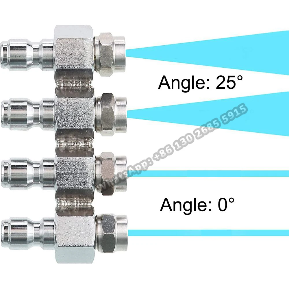 4 Way Pressure Washer Spray Nozzle 1/4 Inch Quick Connect Tip, 4 Spray Modes for 4GPM Soft Washing System