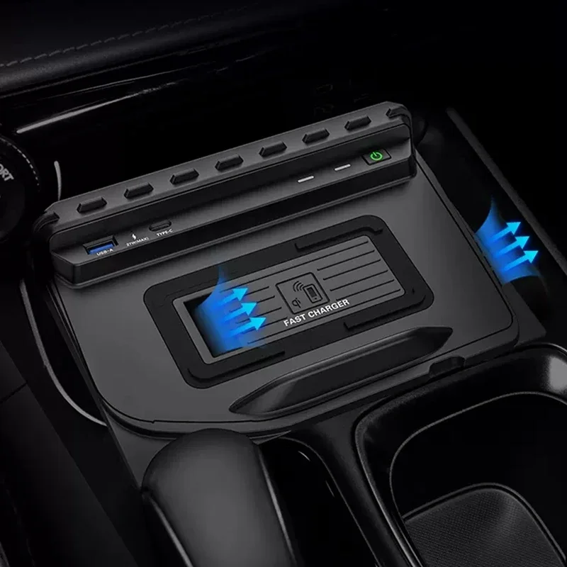 سيارة ل تشى شاحن لاسلكي لكزس NX 350H 2022 2023 15 واط سريع حامل هاتف المحمول شحن لوحة الداخلية