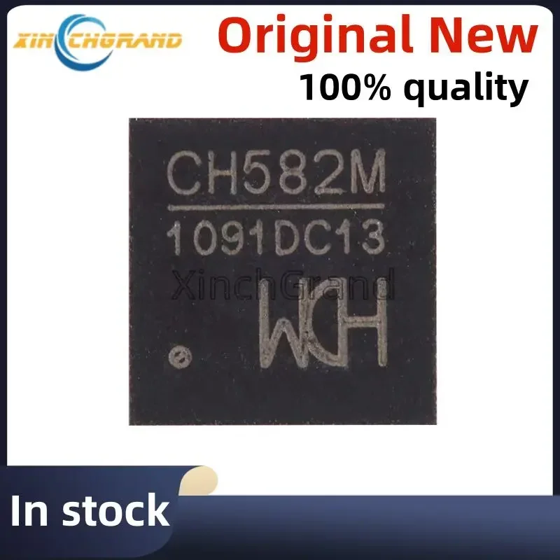Ch582m Qfn-48 Original Integrated Ble Wireless Communication 32-bit Mcu Microcontroller New