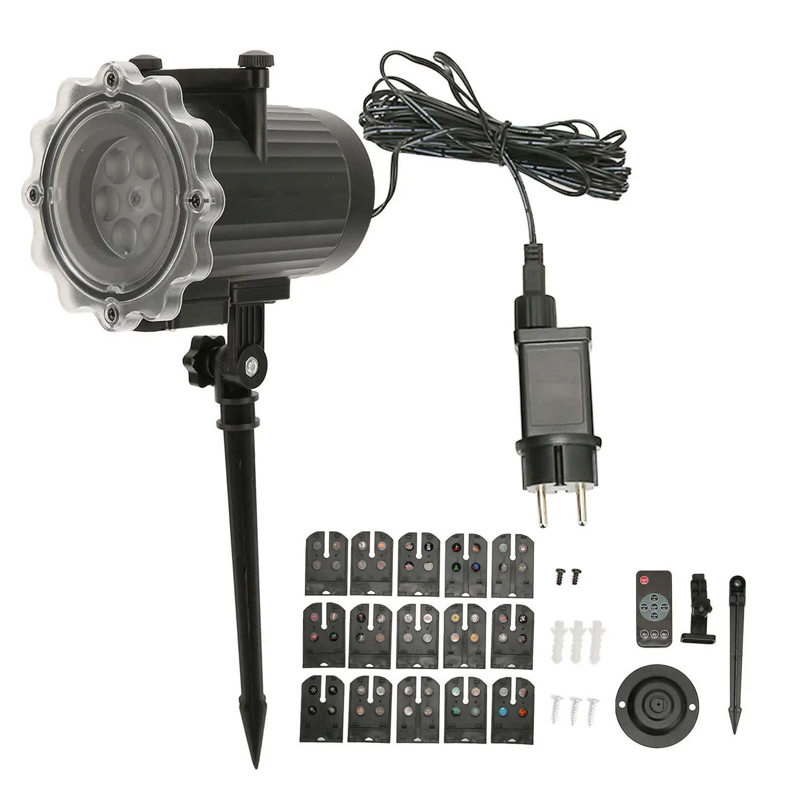 

IP44 Waterproof LED Projector Light with 4 Lamp Beads - Decorative Indoor Lighting for living Room, EU 100-240V