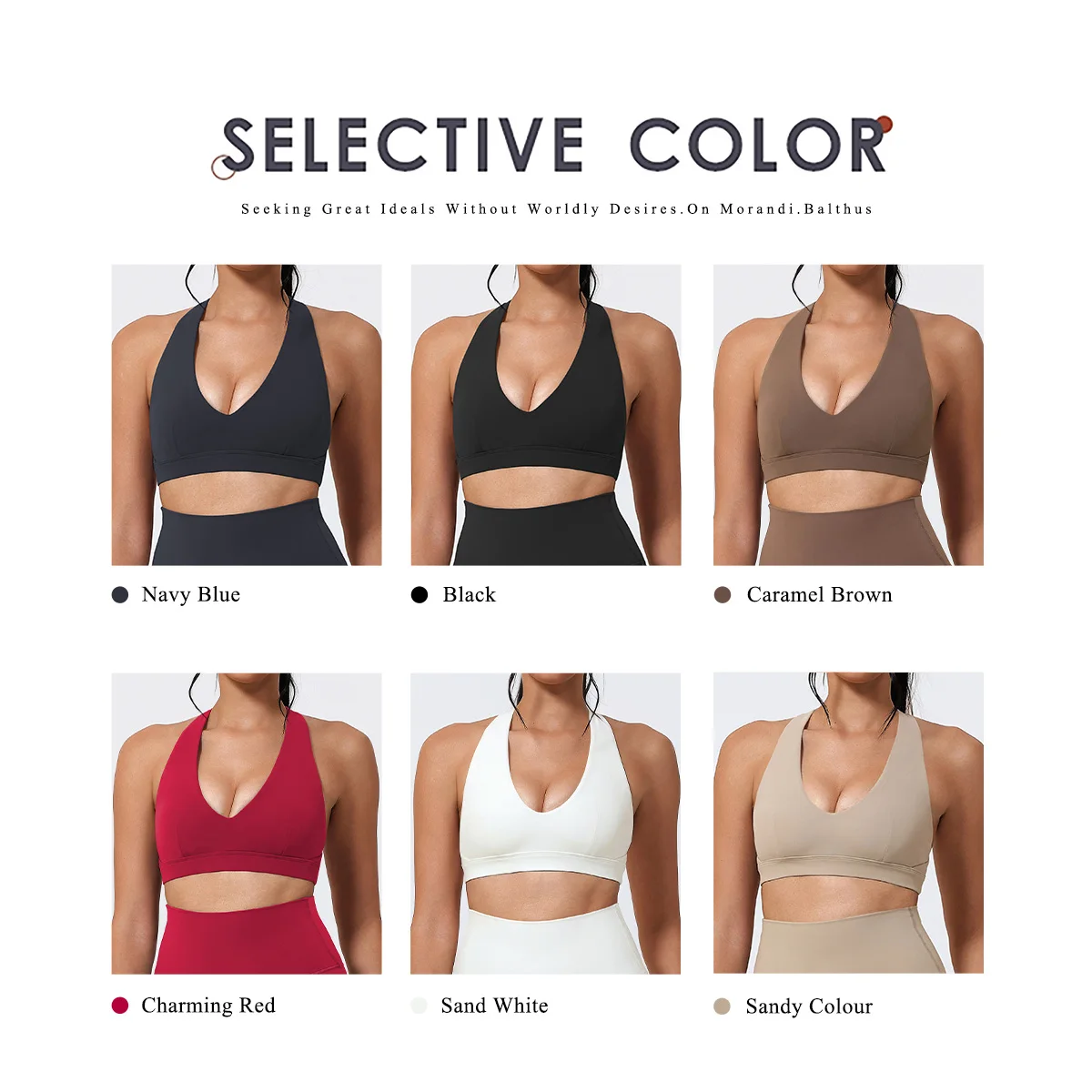 Hearuisavy Sommer-Sport-BH für Damen, Pilates, Yoga, Gymnastikunterwäsche, Laufen, stoßfest, atmungsaktiv, schnell trocknend, Fitness-Top für Mädchen – Detail 5