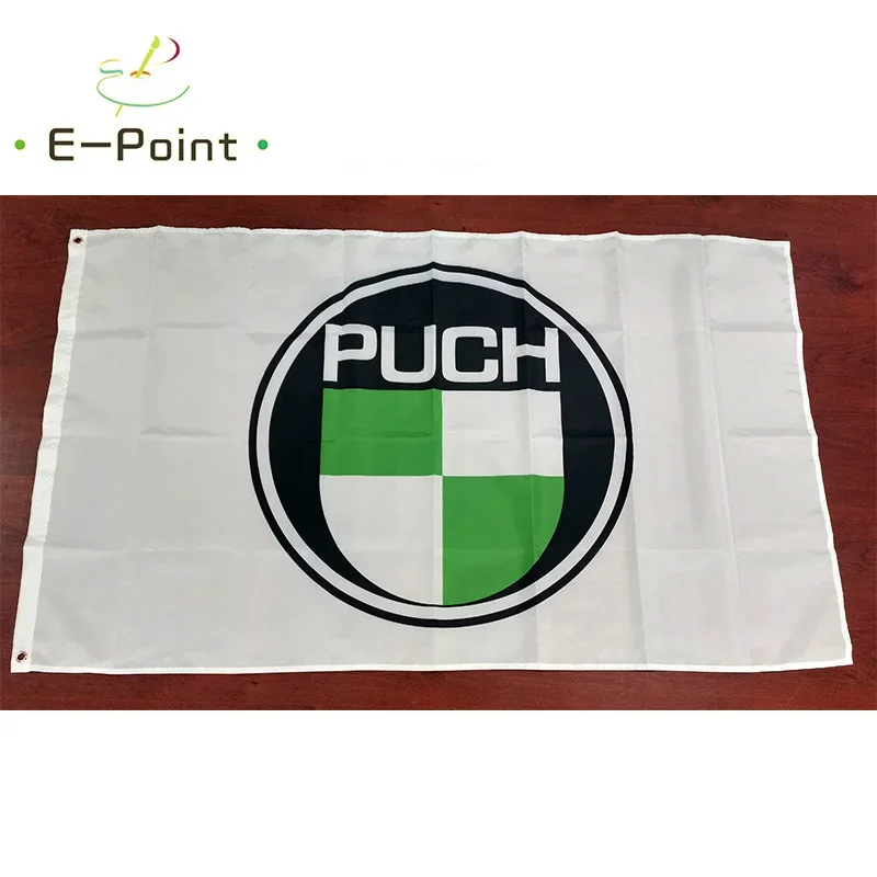 Autriche Puch motos drapeau blanc 2 pieds * 3 pieds (60*90 cm) 3 pieds * 5 pieds (90*150 cm) taille décorations de noël pour la maison drapeau bannière cadeaux