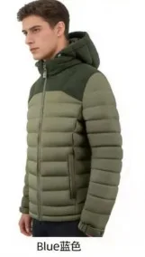 Men's Thick Cotton Jacket 2026 Casual Warm Top with Pork Rib Fashionable And Cozy Men's Outerwear