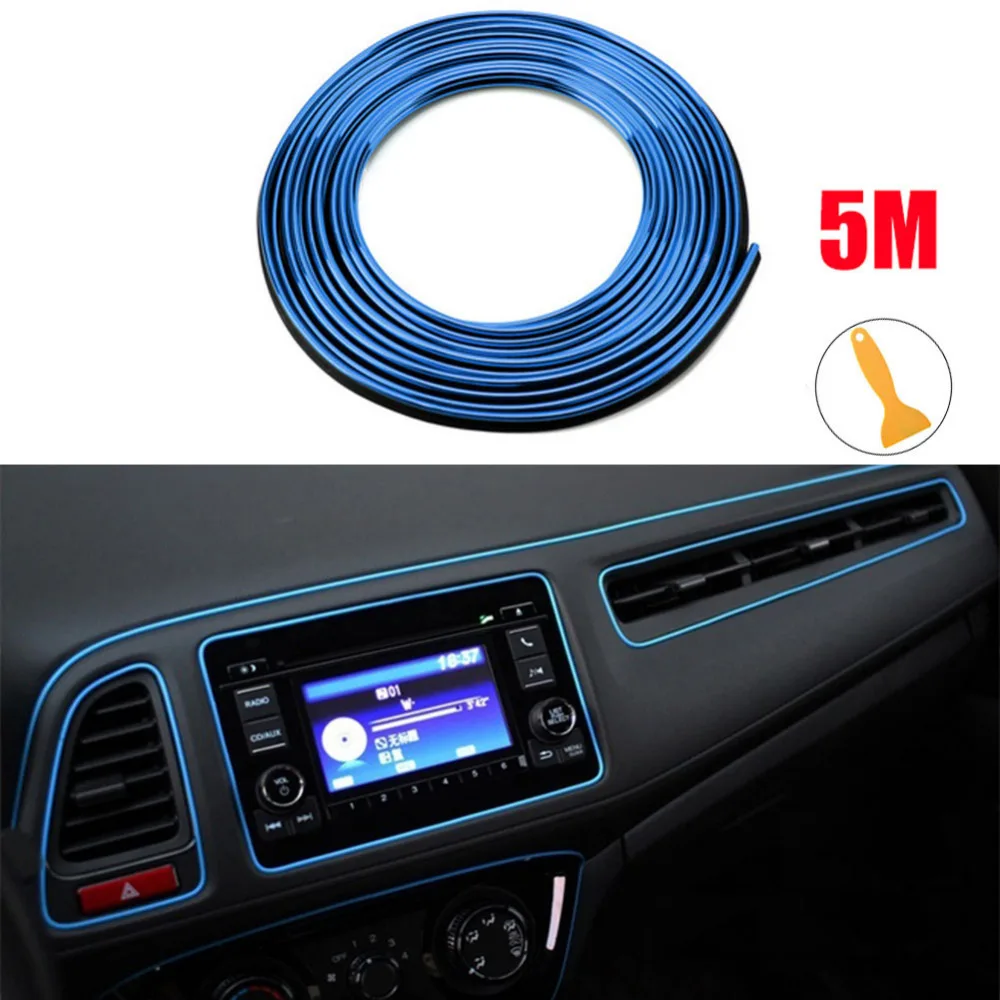 5M car accessories interior decoration strip for Renault Scenic TwinGo Emblem Badge Wheel Clio Megane Laguna