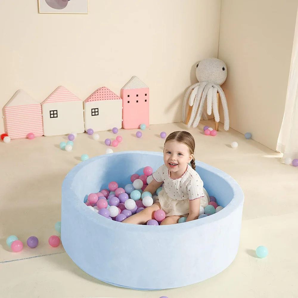 wholesale Super Large Ball Pit, Soft Kids Ball Pool Indoor Outdoor, Soft Foam Foldable Crawling Fence Children's Playground free