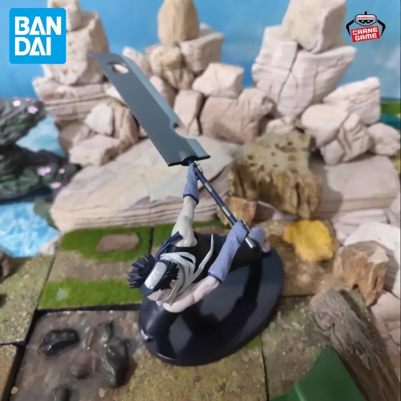 Auf Lager Bandai Original Naruto Momochi Zabuza Figur Anime Action Modell Cartoon Puppen Desktop Pvc Dekor Ornamente Festival Geschenk