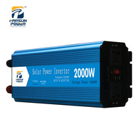 Pure Sine Wave Inverter 50Hz/ 60Hz DC 12V/24V To AC 110V/220V Car Inverter Peak Power 4000W Universal Output Socket Converter