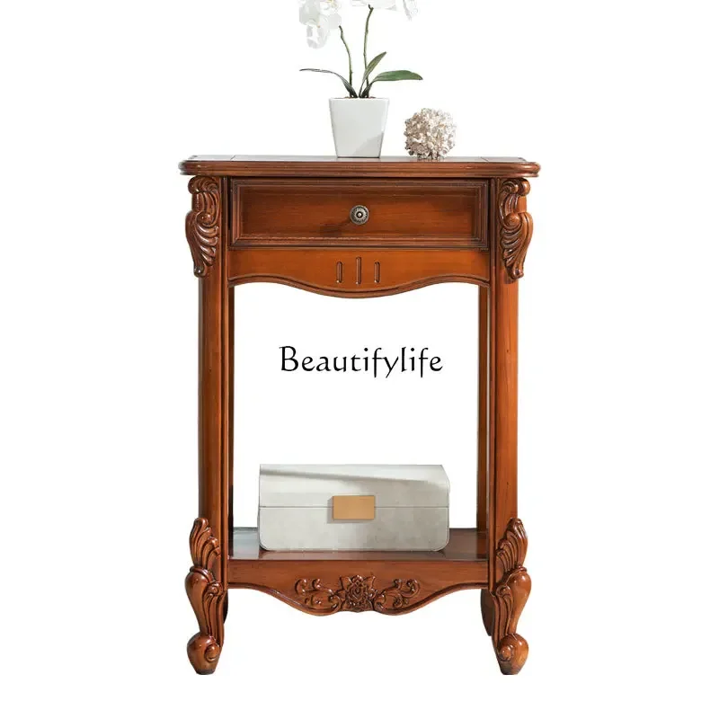 

ls04American solid wood flower stand, living room floor rack, American floor pot stand