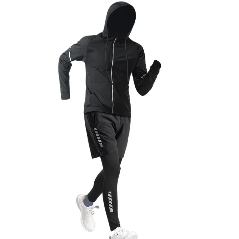 Cycling clothes Men's mountain road cycling sports suits Running quick-drying clothes Equipment Spring trousers Fitness clothes
