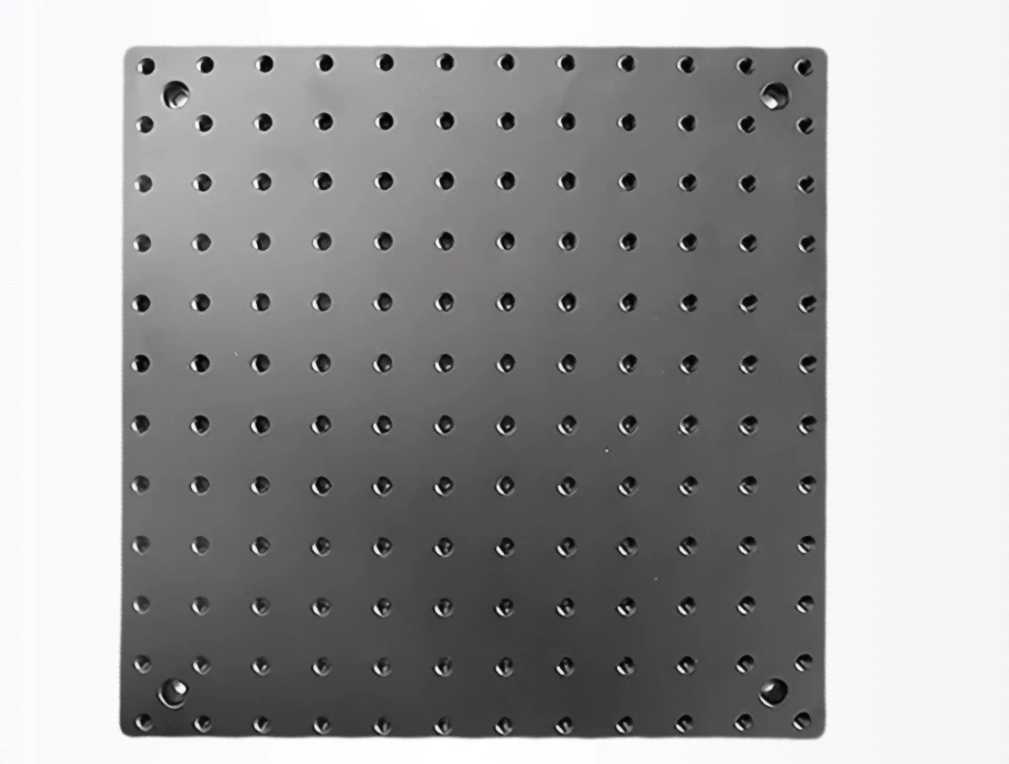 Optical Flat Optical Platform Experimental Aluminum Alloy Honeycomb Vibration Isolation Module Working Platform 150x150x13MM