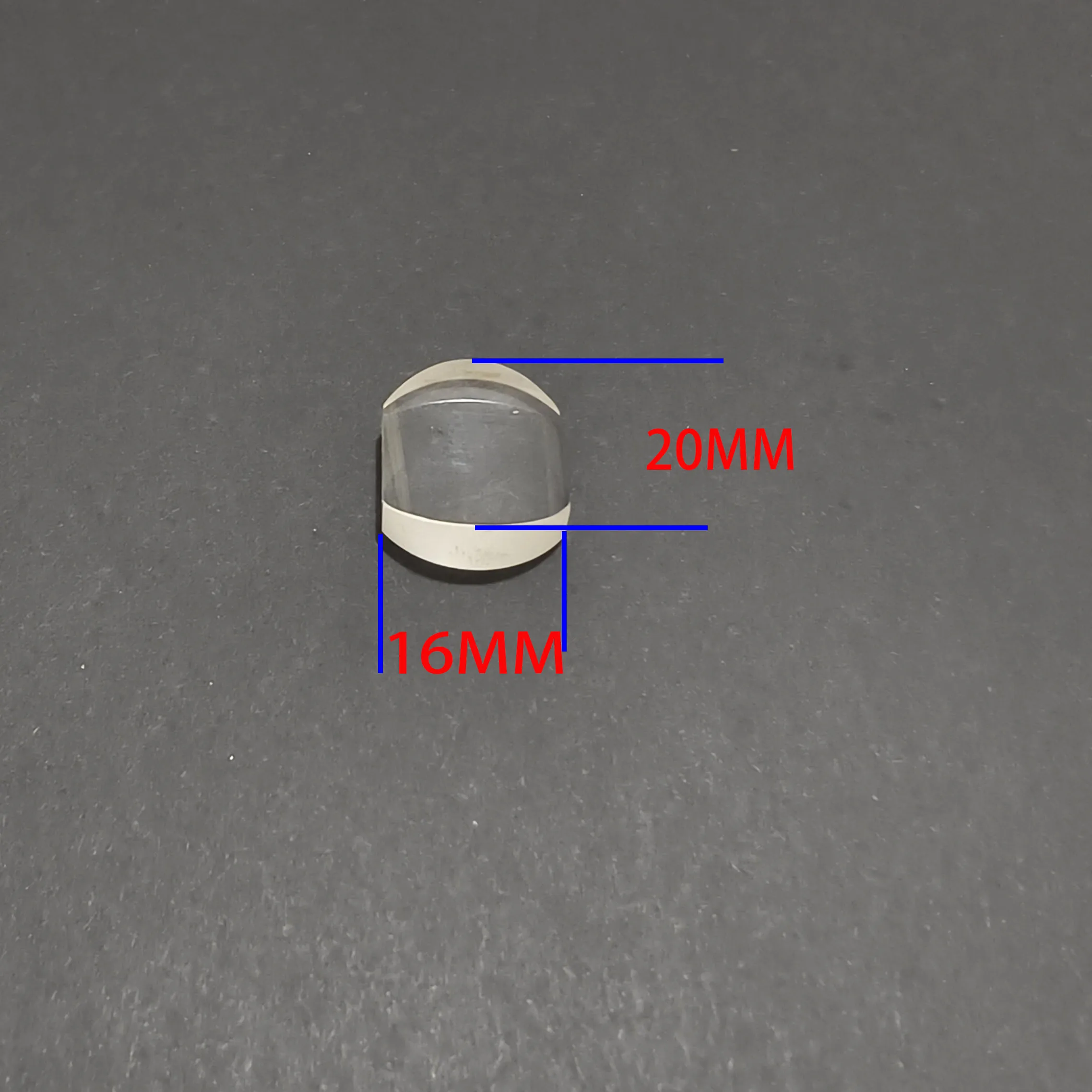 

20MM X16MM Flat Convex Cylindrical Optical Lens 22MM Focal Length Part for Optical And Optical Communication Equipment
