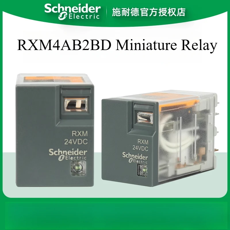 Schneider Electric RXM4LB2BD/4LB2P7/4LB2B7/4LB2F7/4LB2JD Miniature Relay