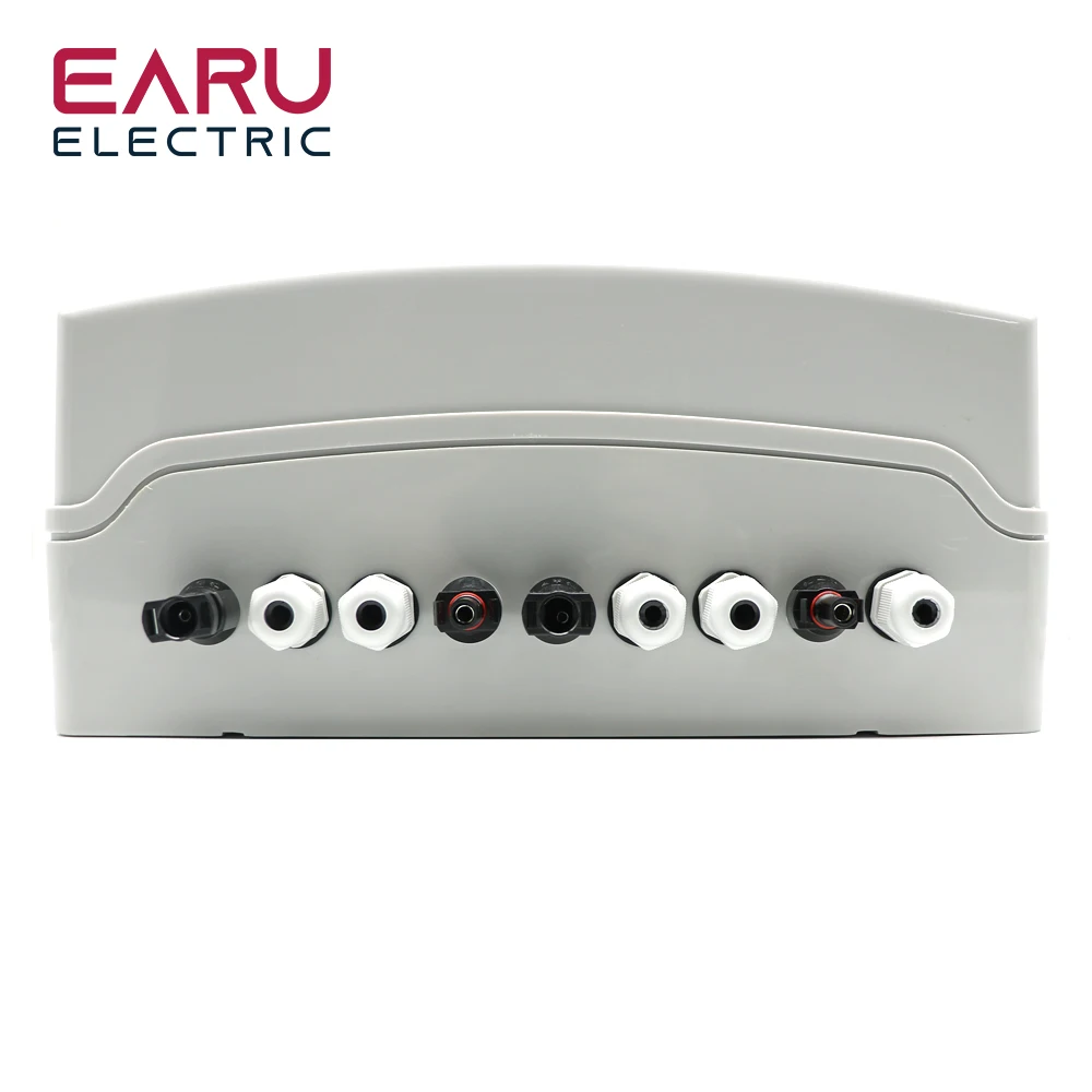 Imagem -05 - Entrada Saída Corda para Fora da Grade Sistema de Energia Solar Fotovoltaica Matriz Solar pv Combinador Caixa dc Disjuntor 500v