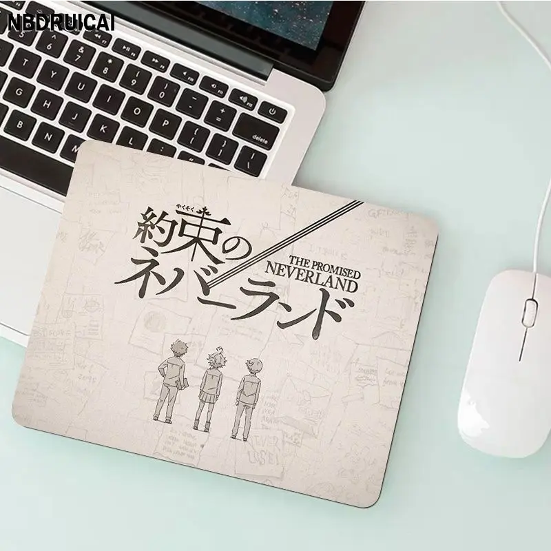 Promised Neverland Funny Gamer Speed Mice Retail Small Rubber Mousepad Size For Game Keyboard Pad