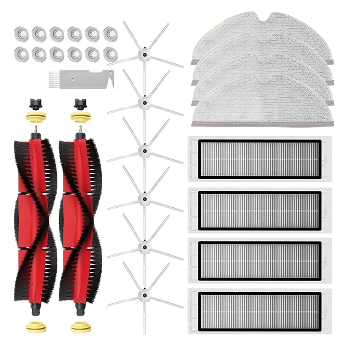 ل MI S5 Max S6 Pure MaxV S55 فرشاة جانبية رئيسية فلتر Hepa ممسحة قماش جهاز آلي لتنظيف الأتربة الملحقات