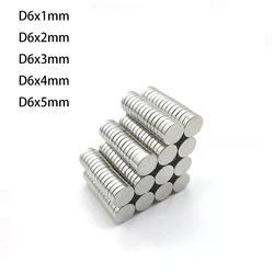 50/100/200PCS 6x3 mm Magnetti Neomidium Magnets for Fridge Magnit Iman Powerful Neodymium Magnet Neodyme N52 Super Strong Magnet