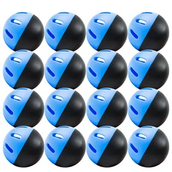 5PCS Baseball Practice Balls 74MM Super Soft Indoor & Outdoor Auxiliary Balls EVA Hollow Hole Balls Black & Blue Duplicates