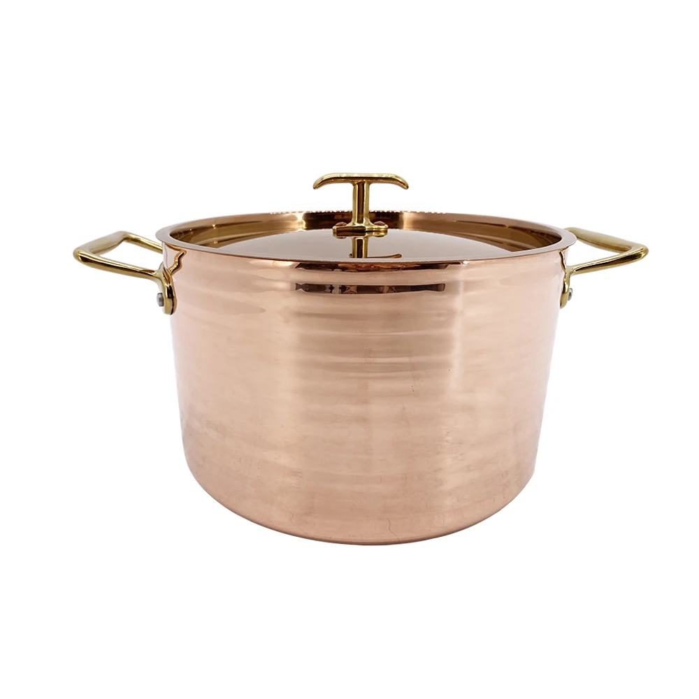 

Kitchen utensils Commercial pot Soup pot Stainless steel copper soup pot Induction cooker