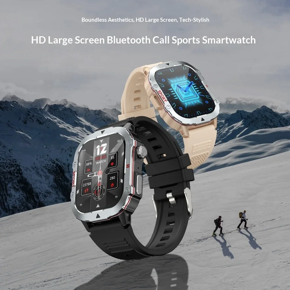 Smart Watch Practical Multifunction Bluetooth Call IP68 Waterproof Health Fitness Tracker for Daily Life and Sports Smart Watch