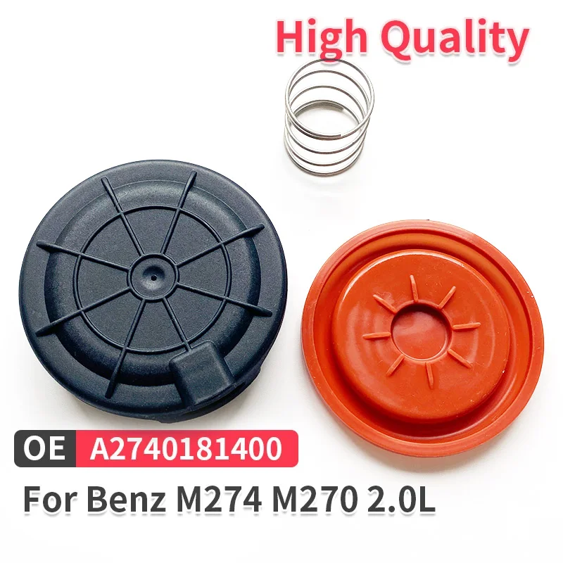 

Для Mercedes-Benz M274 M270 2,0L 2740181400 двигатель автомобиля новая мембранная диафрагма крышки клапана PCV A2740181400