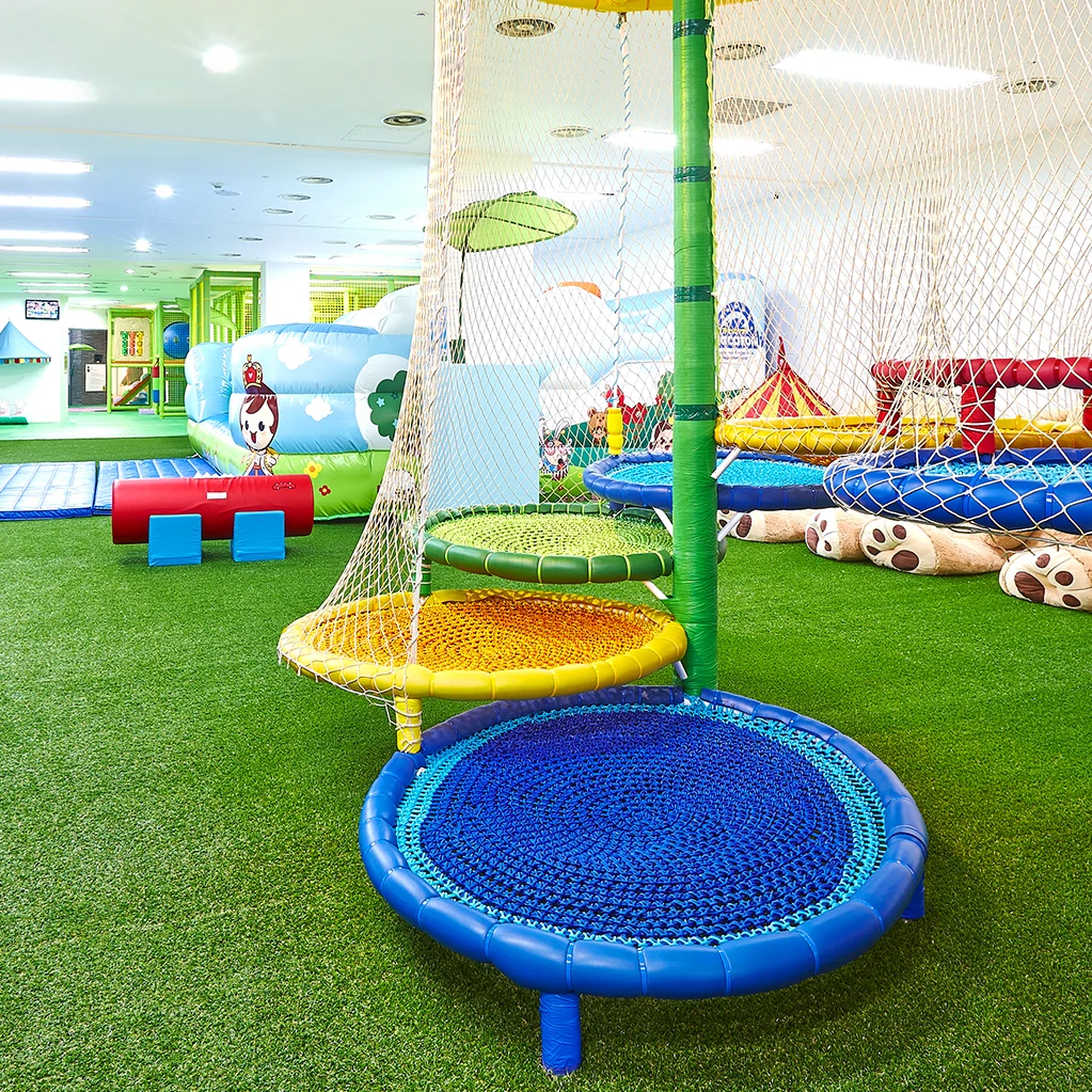 Indoor Rainbow Rope Net Children's Paradise Equipment Powerless Climbing Paradise  Accessories Rope Net Town