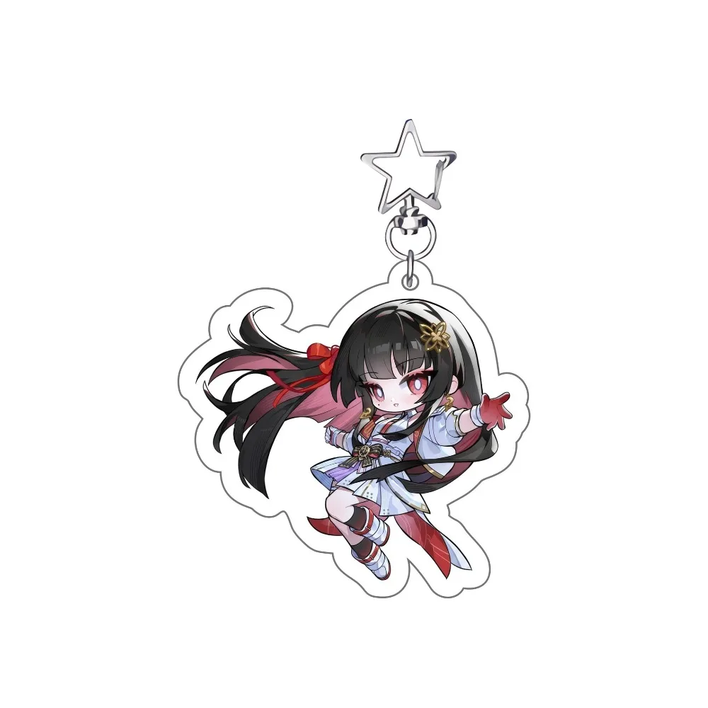 Wuthering Waves Acrylic Keychain Aemeath Lynae Mornye Chisa Q Version Character Pendant Backpack Decor Game Peripheral Fans Gift