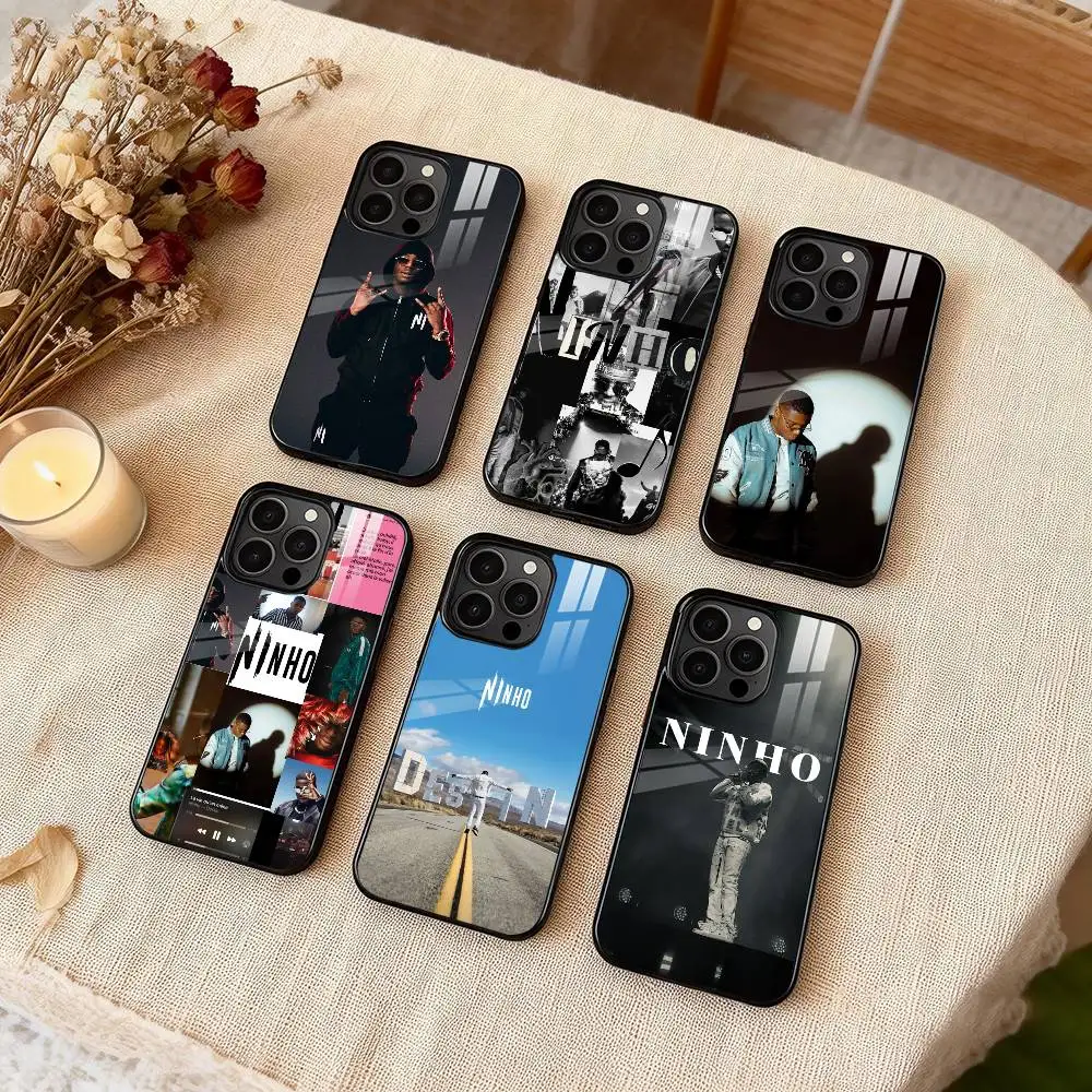 

Rapper French Ninho Phone Case For iPhone 17 16 15 14 13 12 Pro Max Plus for Magsafe Mirror Wireless Magnetic Cover