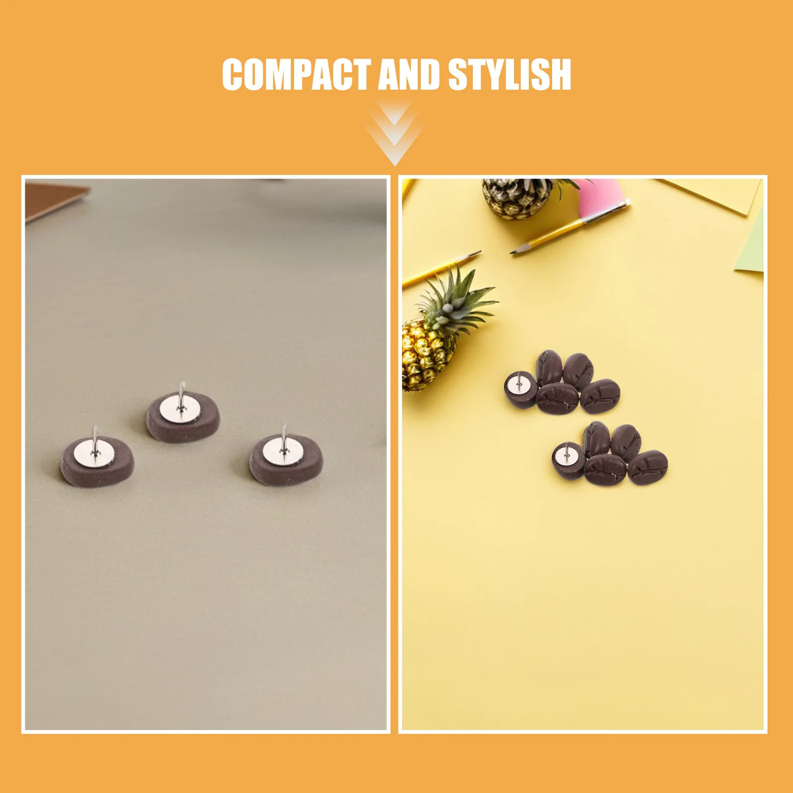 40 قطعة دبابيس ضغط حبوب البن الراتنج الجدة Thumbtacks لخرائط الحائط صور ملصق مجلس لطيف ديكور المدرسة موضوع المعلم