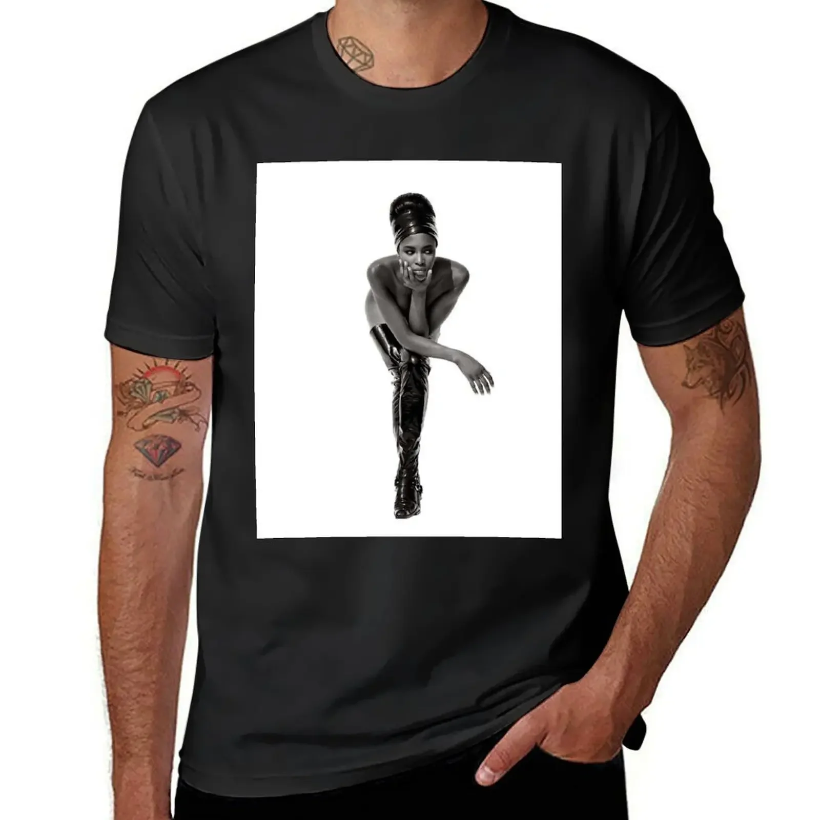 Naomi Campbell : Herb Ritts II T-Shirt designer shirts shirts graphic oversized tees men graphic t shirts