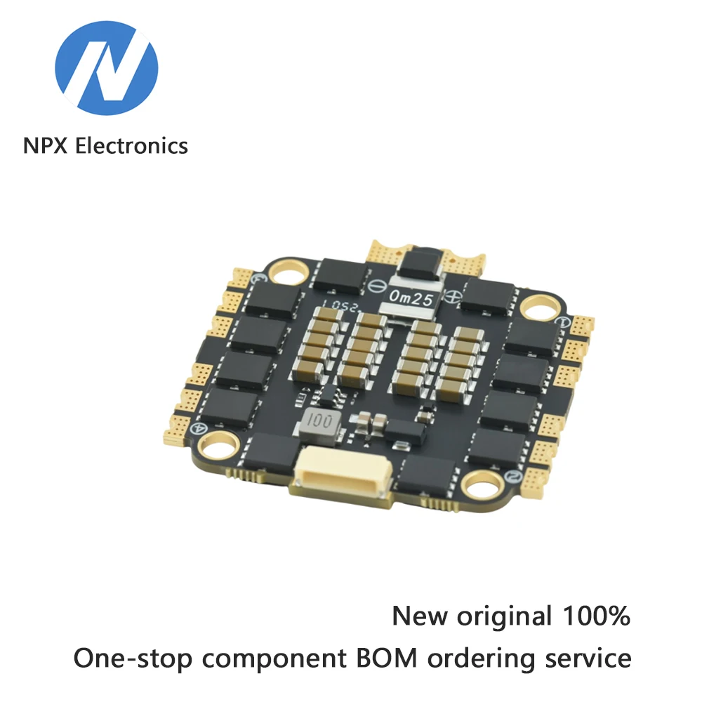 

32-bit 60A four-in-one brushless ESC 43.5x44mm, supporting 2S and 6S high-frequency operation