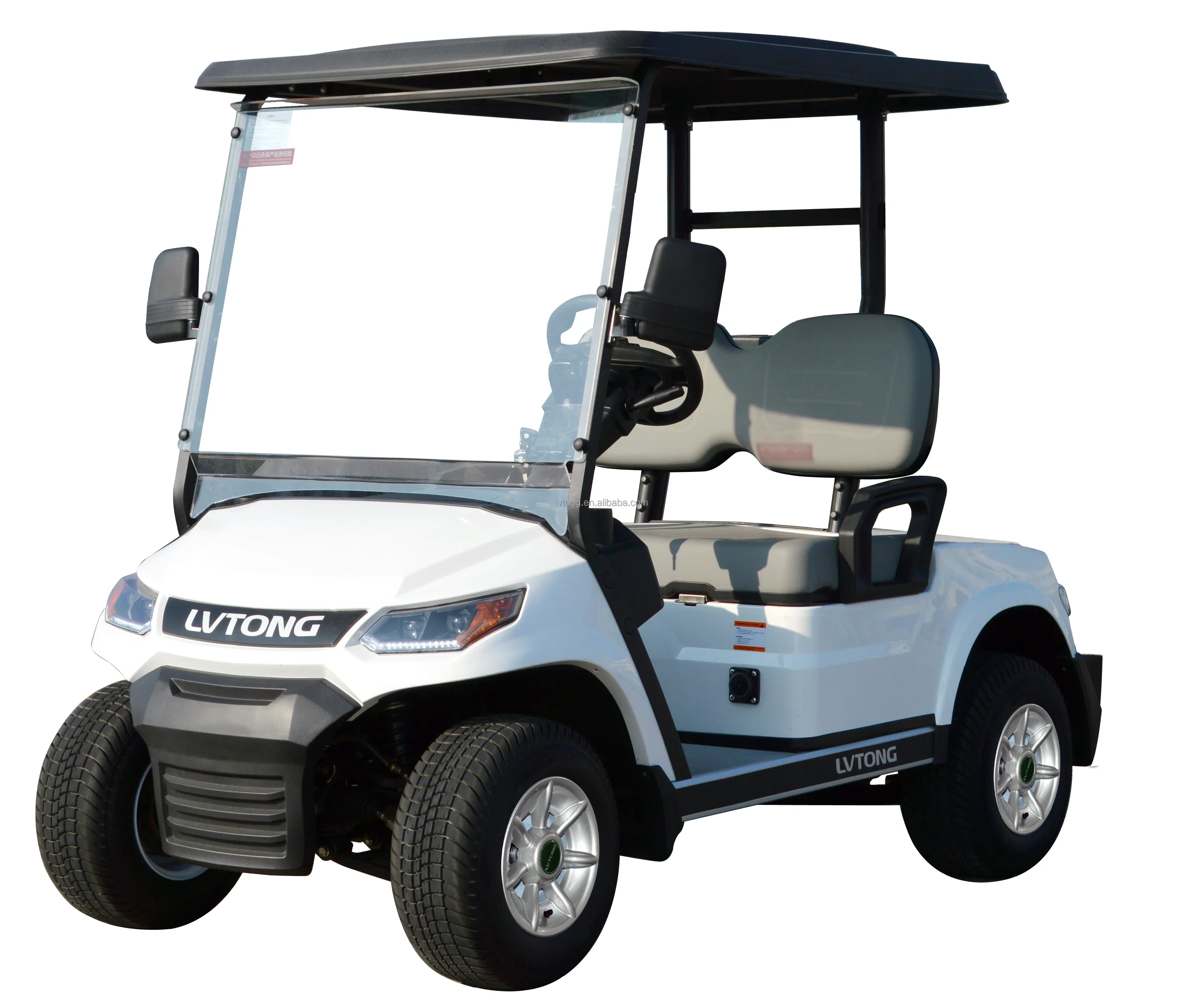 LVTONG Chinese 48v Electric Golf Cart 2 Seater Lithium Hunting  Off Road Golf Cart