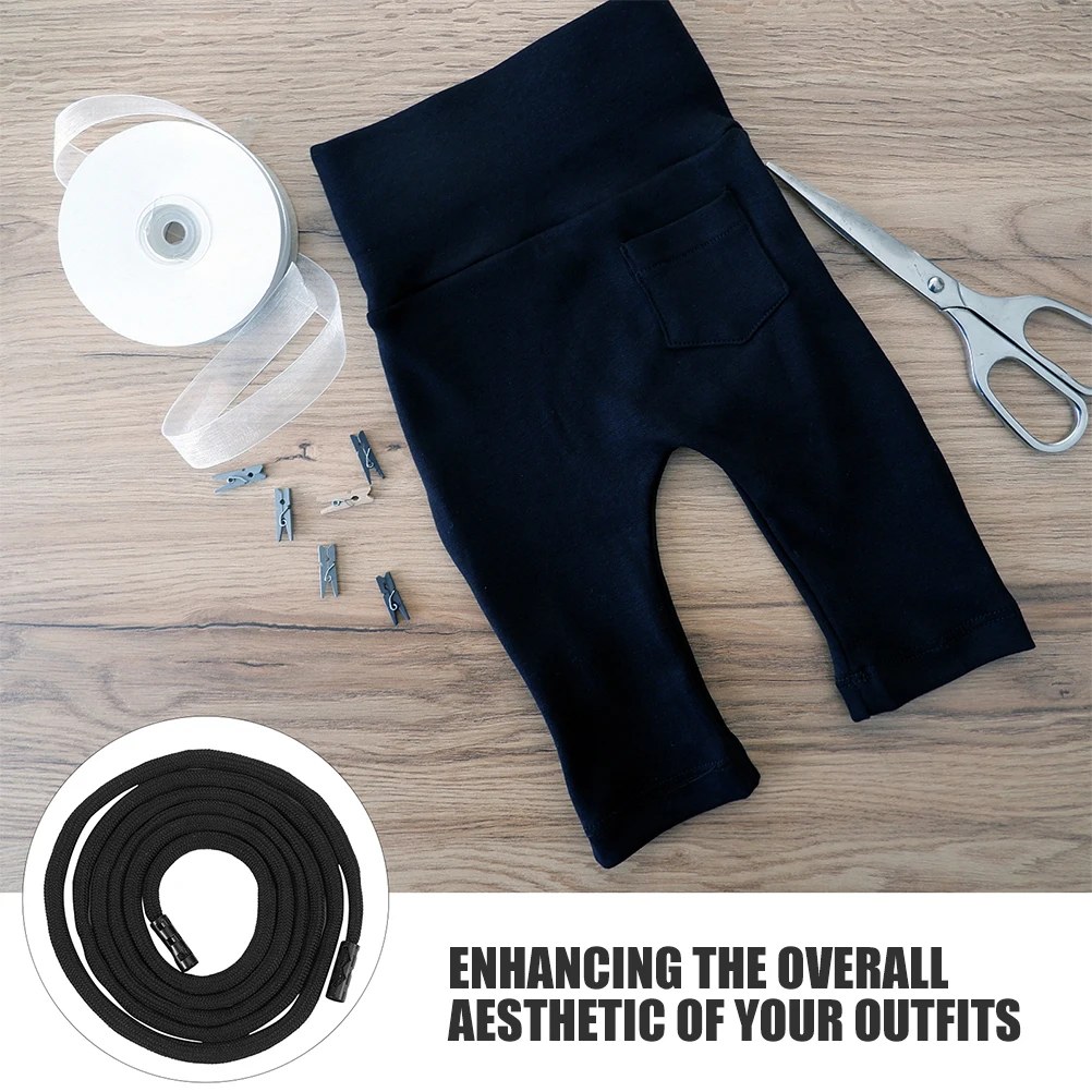 

20pcs Cords Polyester Pants Waistb s Hoodie Drawstring Hoodie Ropes Replacement Straps Corded Garment Pull Strings