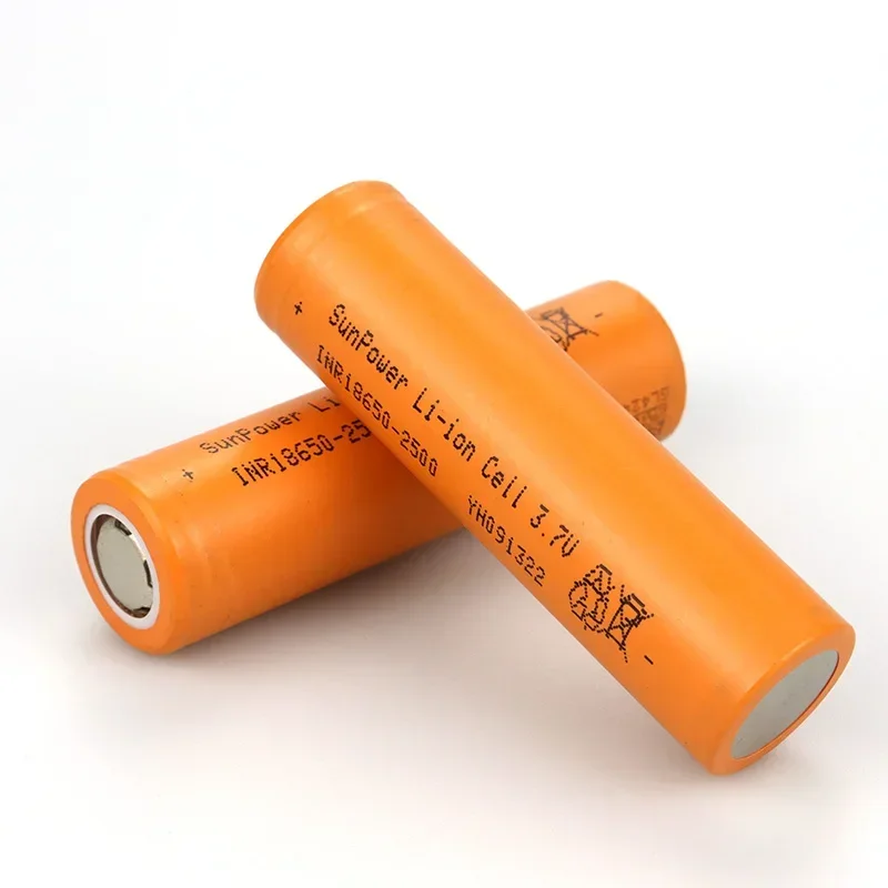 Original 18650 Battery 3.7V 2500mAh High Current Discharge Power Lithium Cell