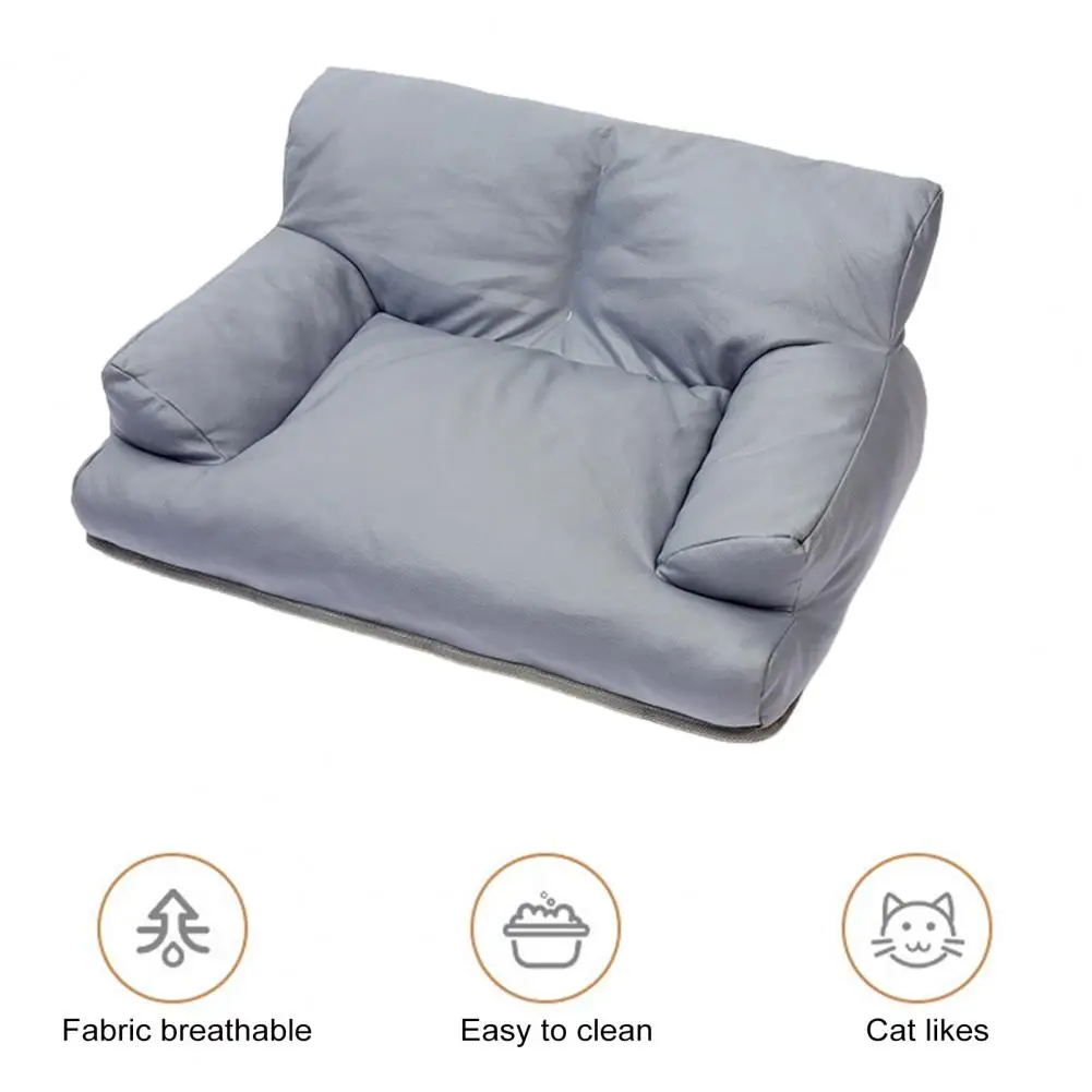 

Cozy Pet Bed for Furry Friends Premium Cotton Filling Pet Bed Cozy Pet Sofa Bed for Cats Small Dogs with Soft Cotton for Furry