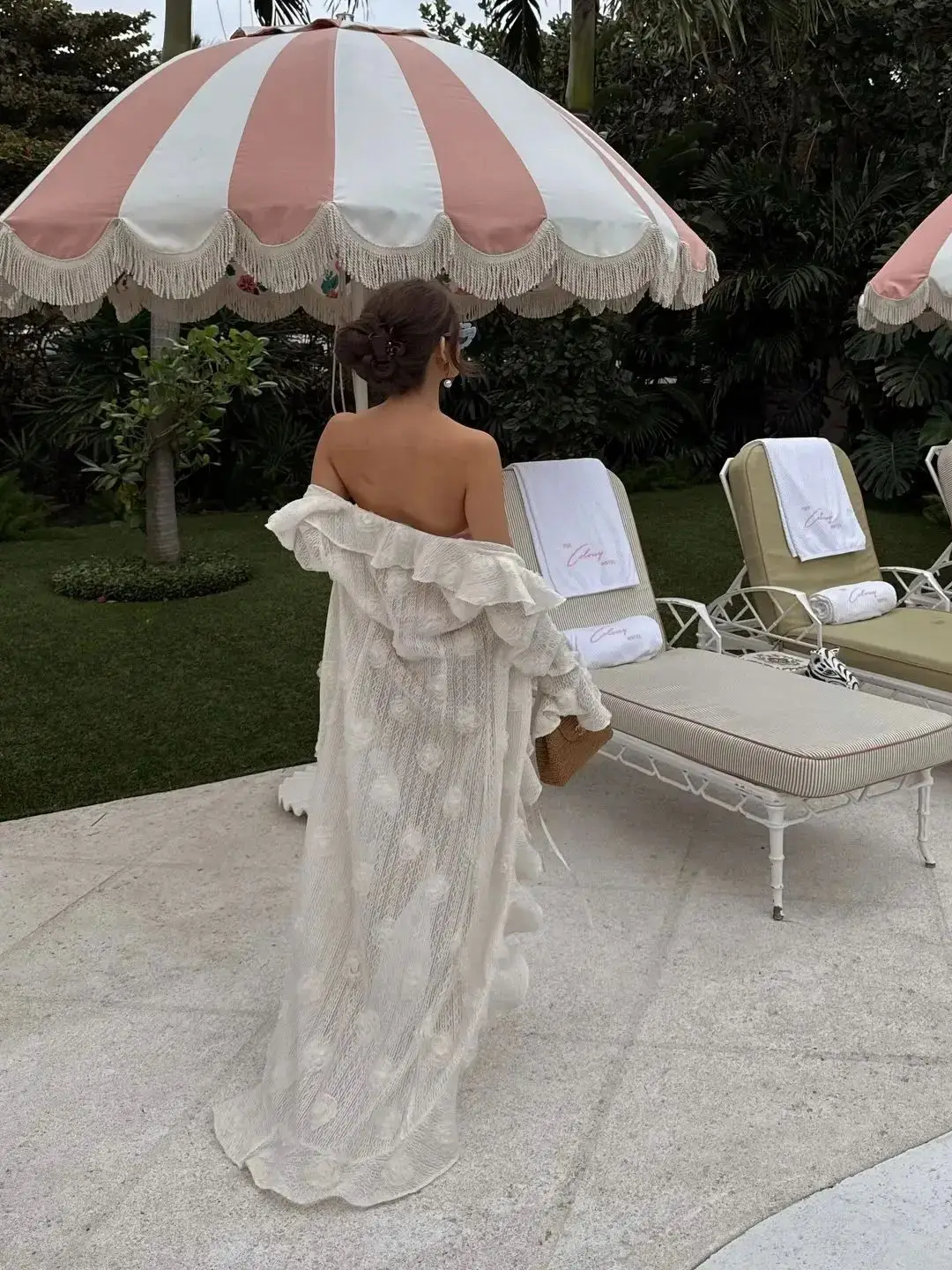 Traje de Baño de Una Pieza con Volantes para Mujer, Diseño Floral 3D, Halter, Ropa de Playa para Verano
