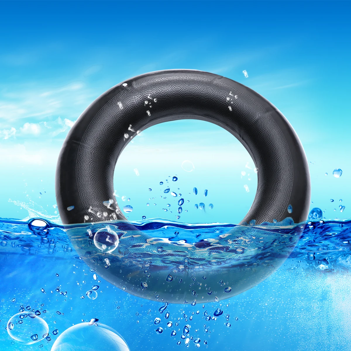 

Inflatable Swimming Ring for Adult Float Rings Pool Rubber Seaside Beach Lake Thick Material Anti Scratching Safe Practical Size