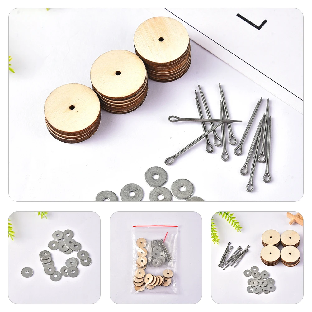 

10mm Wooden Bear Joints Movable Toy Parts Accessories Safe Durable Craft Animal Connections Wood Gaskets Practical Long Use
