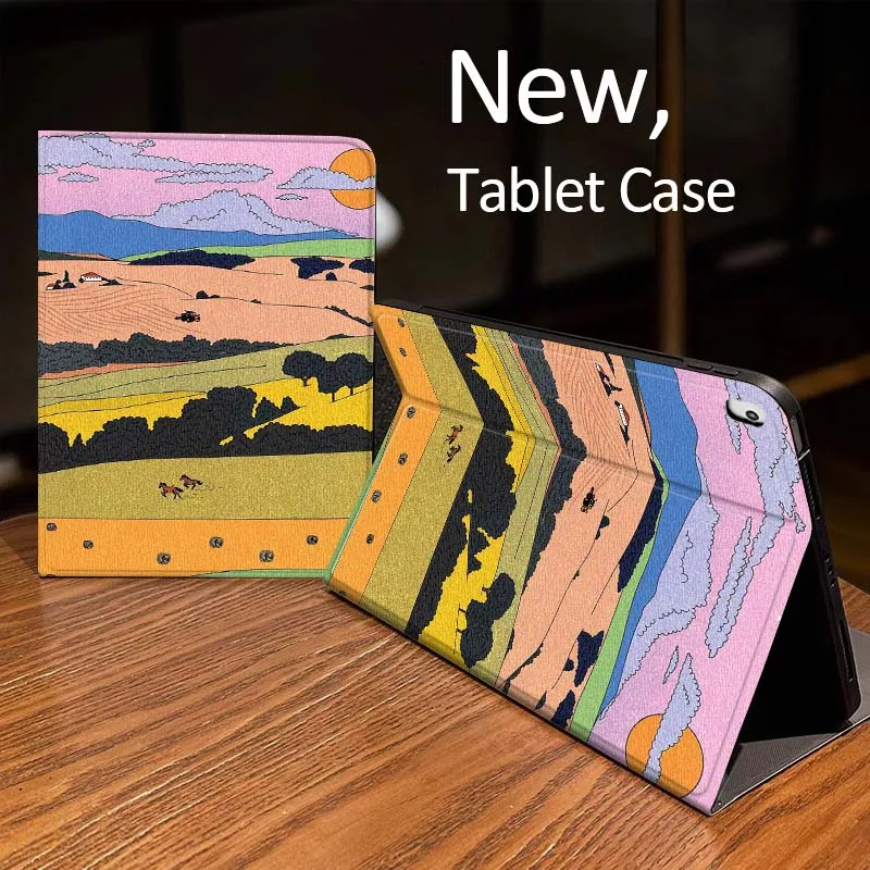 

Sunset Country Landscape Case For iPad Pro mini Air 1 2 4 3 5 6 7 8gen 9gen 11 M2 M3 M4 6th 7th 10th 11th Gen 2025 Tablet