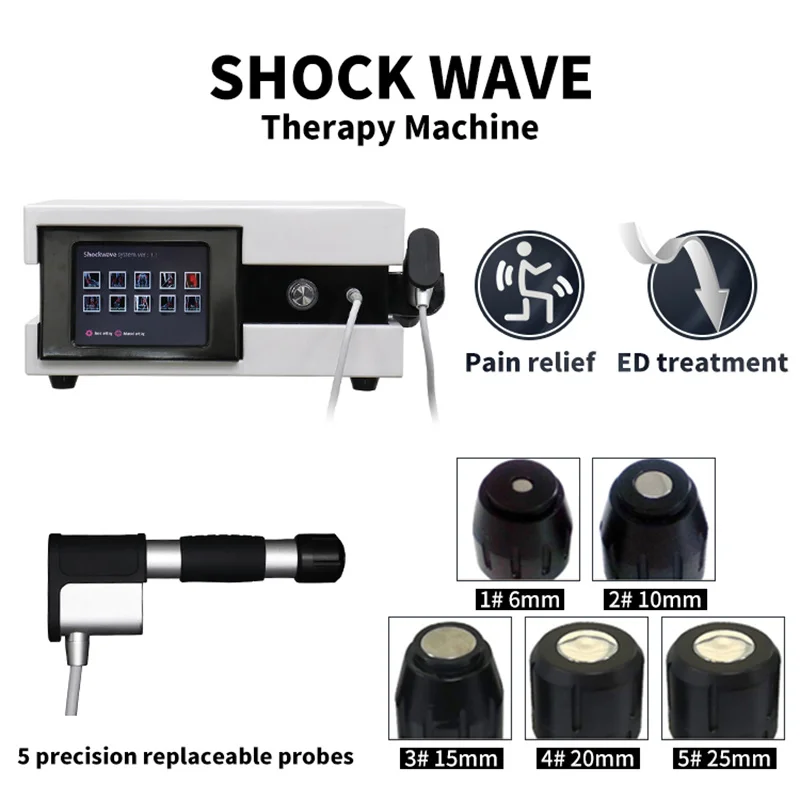 

10 BAR Shock wave Therapy Equipment Cellulite Removal Eswt Focus Extracorporeal Shockwave Machine for ed Treatment