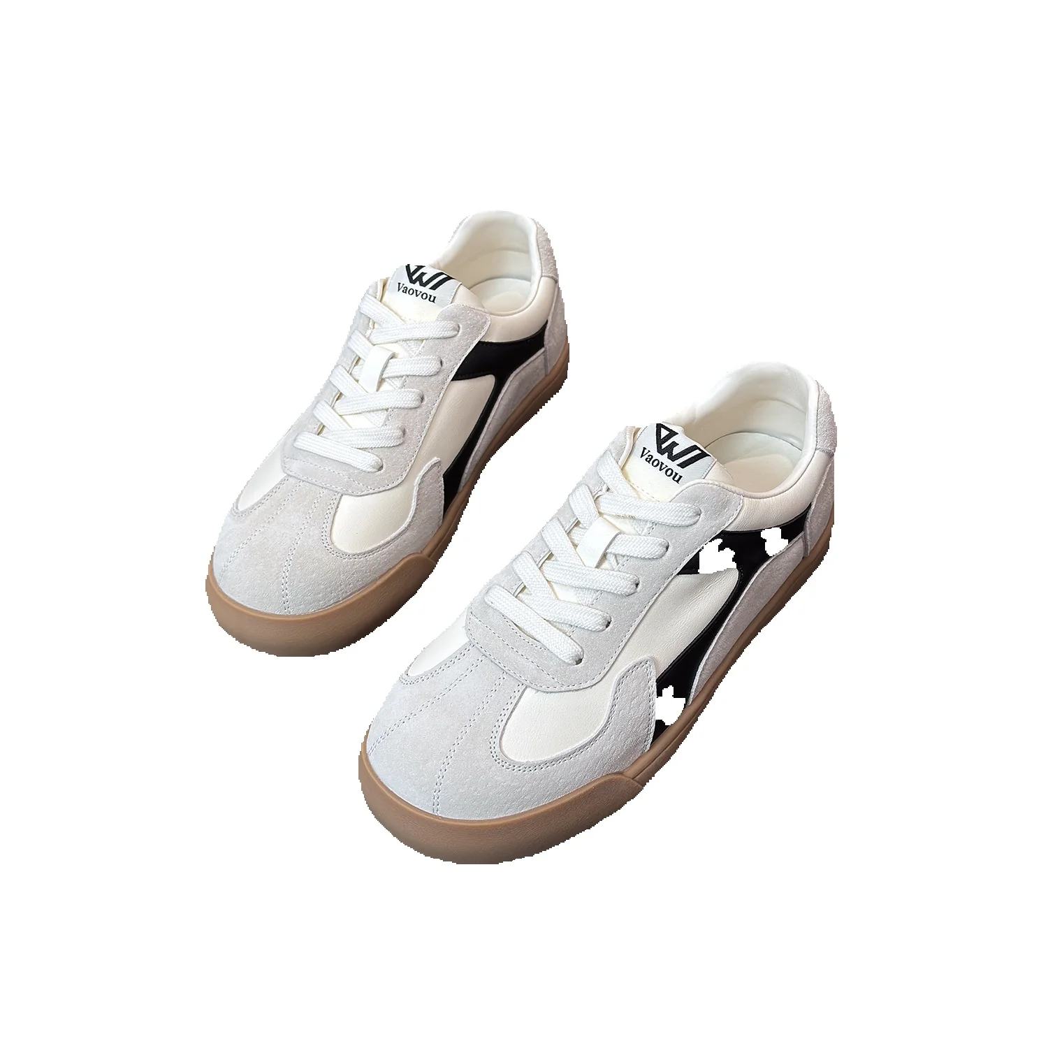 Echte leren skateboarding schoenen voor dames casual sneakers_voghion.com