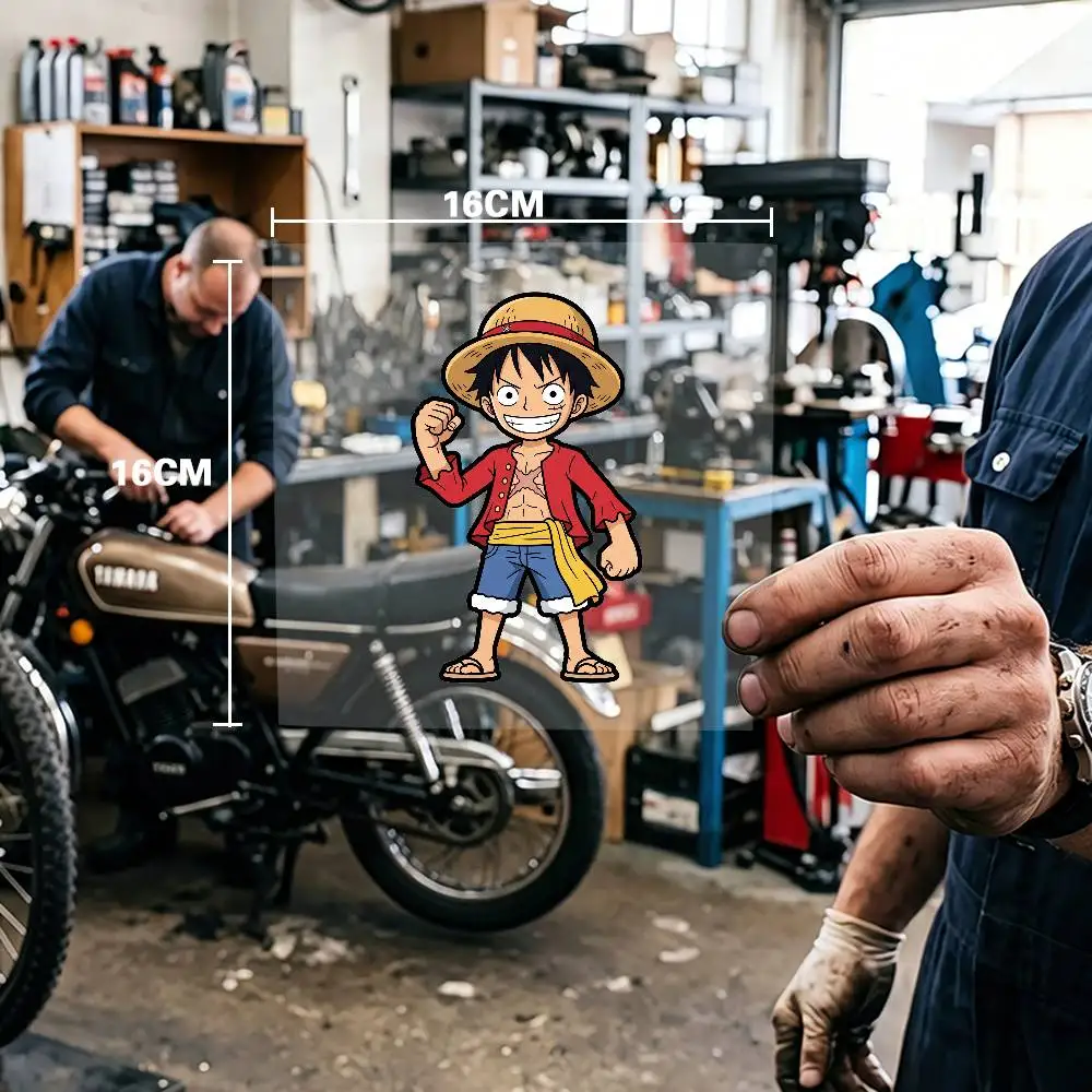 

Anime One Piece Waterproof Stickers For Decorating Car Windows Motorcycles And Computers.