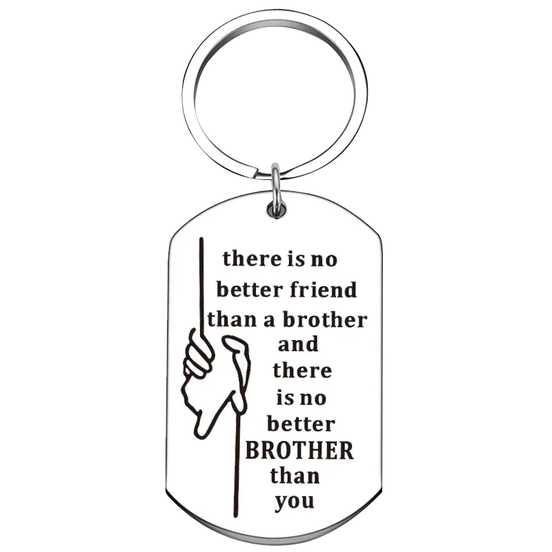 Little Big Brother Gift Keychain Pendant Friends Brother In Law Gift Key Chains There Is No Better Brother Than You