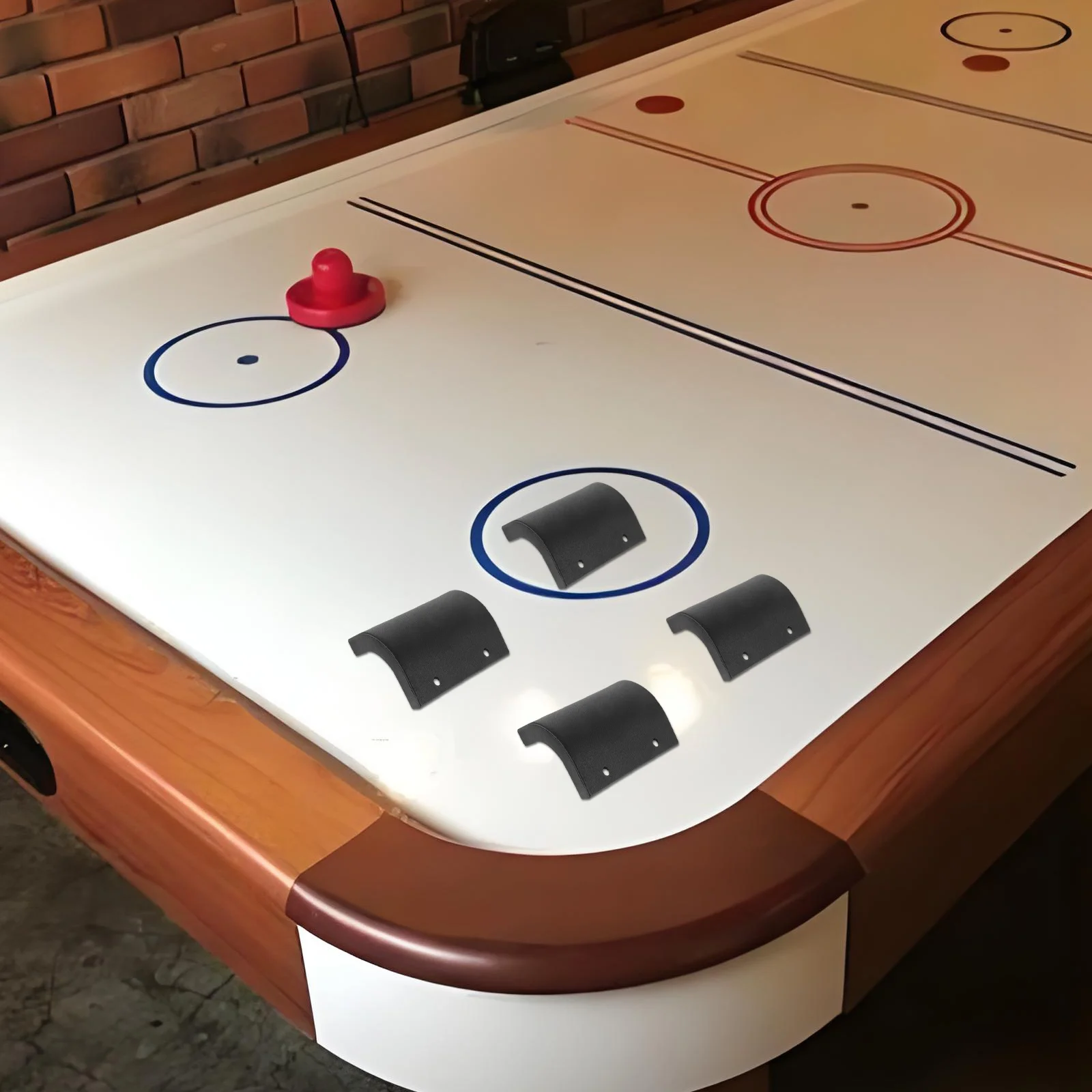 

4Pcs Ice Hockey Table Plastic Edge Protectors Guards Replacement Parts Protective Covers for Game Table Secure Durable Wear