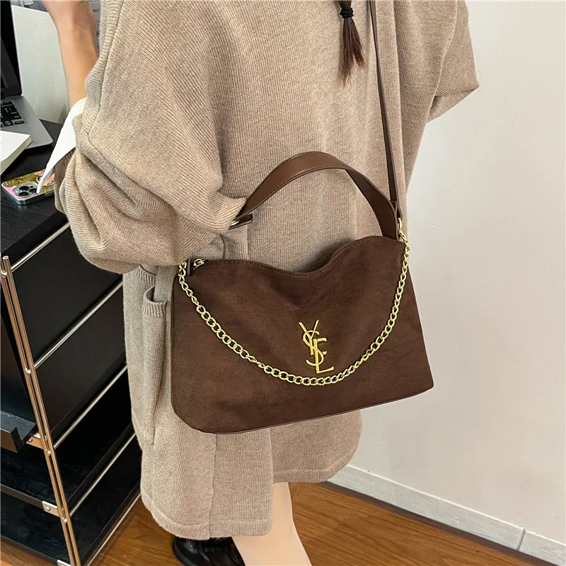 حقيبة كتف عصرية كبيرة الحجم، حقيبة كروس نسائية لعام 2025، محفظة يومية ذات سعة كبيرة، أنيقة وعملية #4