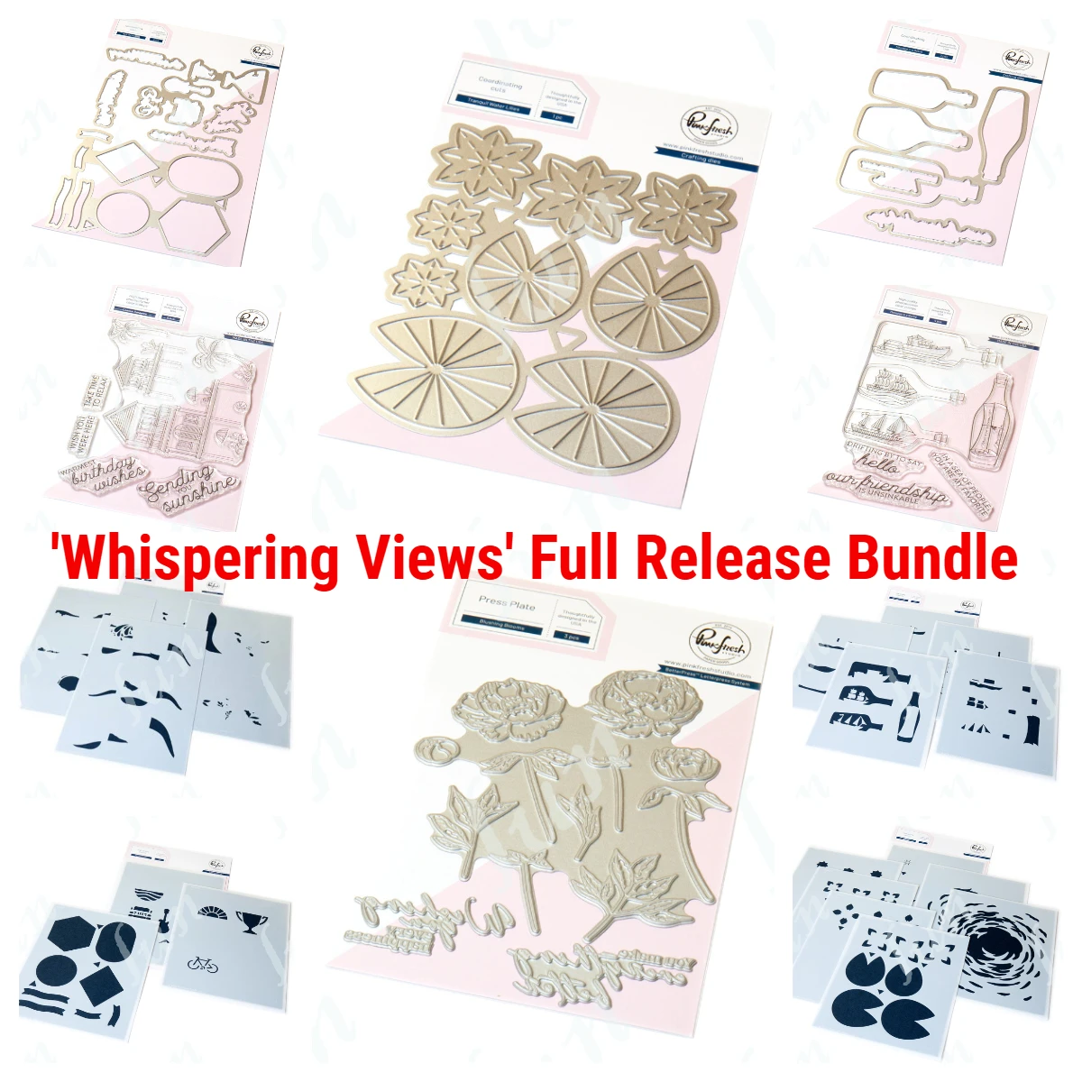 

Blushing Blooms Moment Metal Cutting Dies Stamps Stencils Hot Foil Plate Scrapbook Diary Decoration DIY Embossing Template