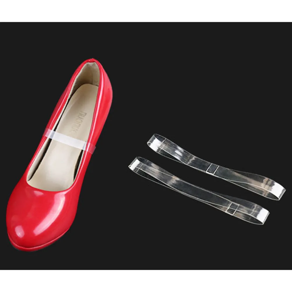 

Transparent Shoe Straps Elastic Bands for High Heels Stretch Straps Prevent Slippery Wear Resistant Shoe Accessories