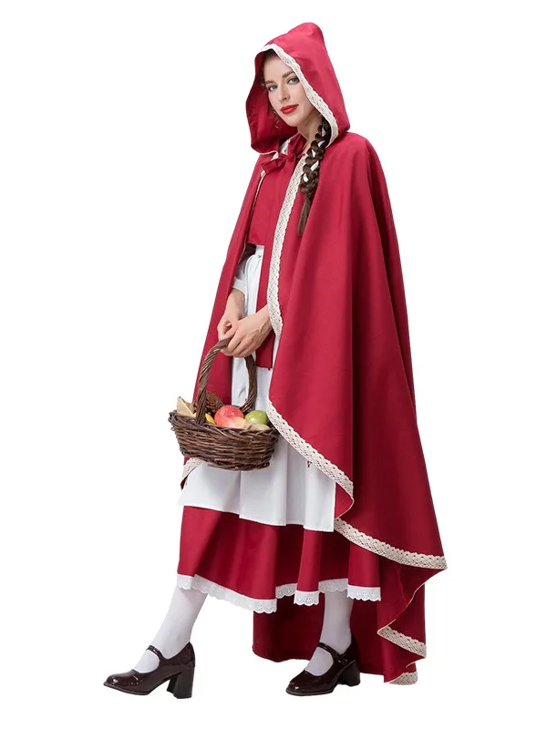 الرداء الأحمر الصغير أزياء الهالوين التأثيرية S مجموعة بدلة الأدوار الصينية التقليدية للنساء Faion شتاء 2025 #4