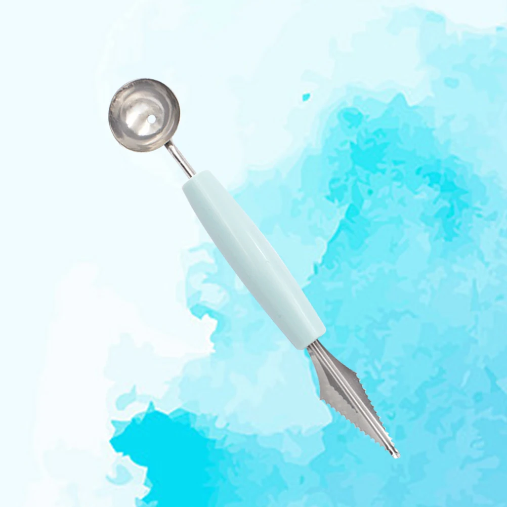 

Watermelon Cutter Slicer Tool Scoop Fruit Scooper Nordic Tools Blue Stainless Steel